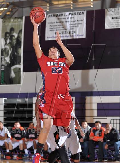 Thumbnail 2 in Pleasant Grove vs. Foothill (St. Hope Elite Hoops Classic) photogallery.