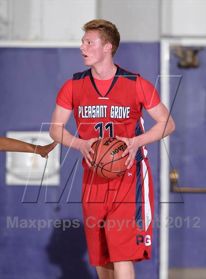 Thumbnail 2 in Pleasant Grove vs. Foothill (St. Hope Elite Hoops Classic) photogallery.