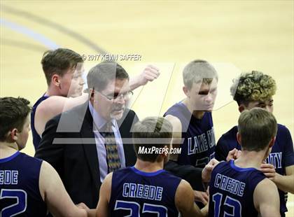 Thumbnail 2 in Creede/Lake City vs. Front Range Baptist  (CHSAA 1A Consolation Semifinal) photogallery.