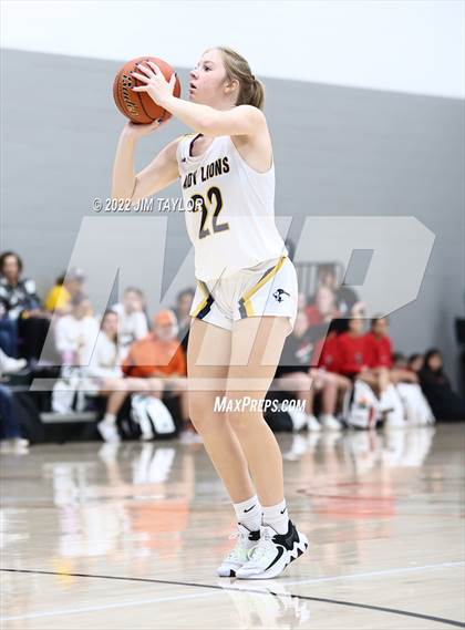 Thumbnail 2 in Weatherford Christian vs Pilot Point (Chicken Express Lady Porcupine Invitational) photogallery.