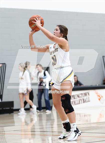 Thumbnail 3 in Weatherford Christian vs Pilot Point (Chicken Express Lady Porcupine Invitational) photogallery.