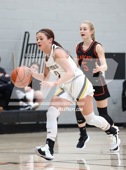 Thumbnail 3 in Weatherford Christian vs Pilot Point (Chicken Express Lady Porcupine Invitational) photogallery.