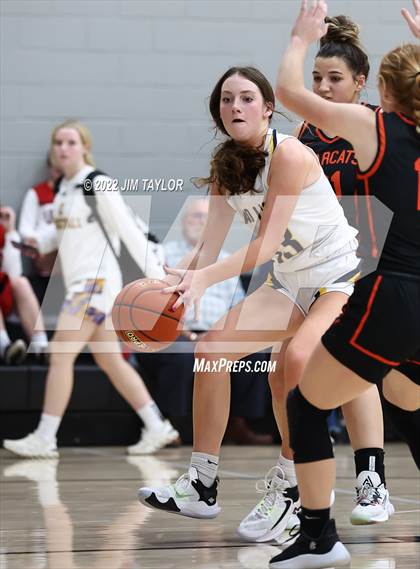 Thumbnail 3 in Weatherford Christian vs Pilot Point (Chicken Express Lady Porcupine Invitational) photogallery.