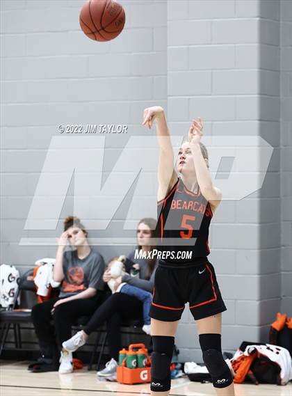 Thumbnail 3 in Weatherford Christian vs Pilot Point (Chicken Express Lady Porcupine Invitational) photogallery.