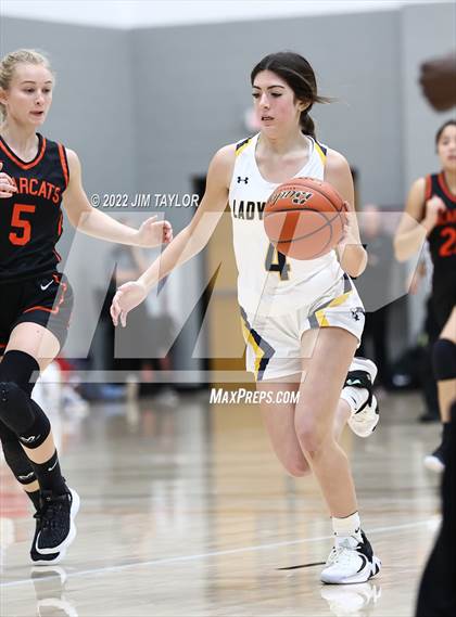Thumbnail 2 in Weatherford Christian vs Pilot Point (Chicken Express Lady Porcupine Invitational) photogallery.