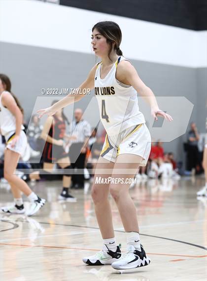 Thumbnail 3 in Weatherford Christian vs Pilot Point (Chicken Express Lady Porcupine Invitational) photogallery.