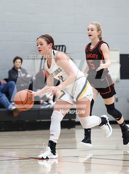 Thumbnail 1 in Weatherford Christian vs Pilot Point (Chicken Express Lady Porcupine Invitational) photogallery.