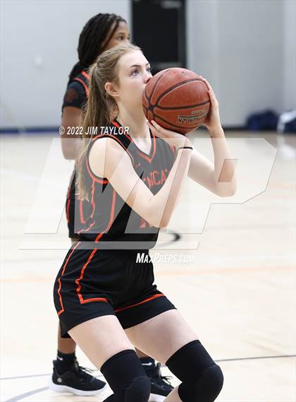 Thumbnail 1 in Weatherford Christian vs Pilot Point (Chicken Express Lady Porcupine Invitational) photogallery.