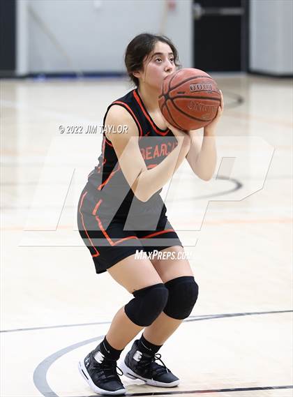 Thumbnail 2 in Weatherford Christian vs Pilot Point (Chicken Express Lady Porcupine Invitational) photogallery.
