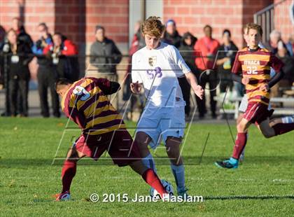 Thumbnail 3 in Ithaca vs. Ballston Spa (NYSPHSAA Class AA Semifinal) photogallery.