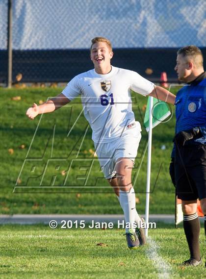 Thumbnail 3 in Ithaca vs. Ballston Spa (NYSPHSAA Class AA Semifinal) photogallery.