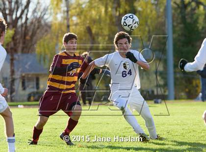 Thumbnail 3 in Ithaca vs. Ballston Spa (NYSPHSAA Class AA Semifinal) photogallery.