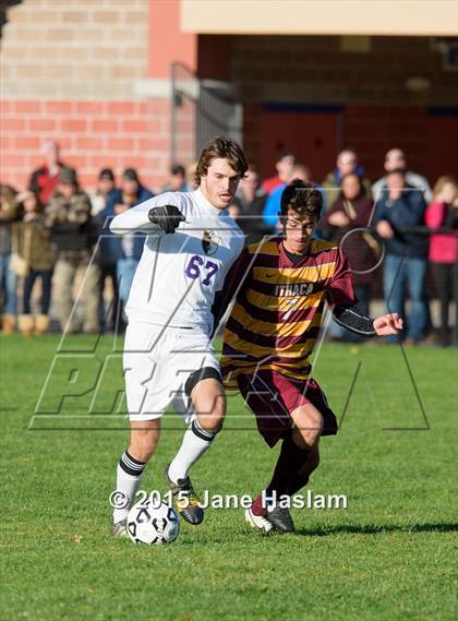 Thumbnail 3 in Ithaca vs. Ballston Spa (NYSPHSAA Class AA Semifinal) photogallery.