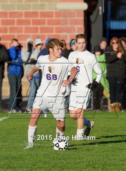 Thumbnail 3 in Ithaca vs. Ballston Spa (NYSPHSAA Class AA Semifinal) photogallery.