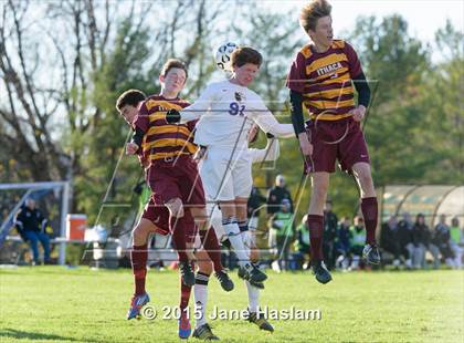 Thumbnail 2 in Ithaca vs. Ballston Spa (NYSPHSAA Class AA Semifinal) photogallery.