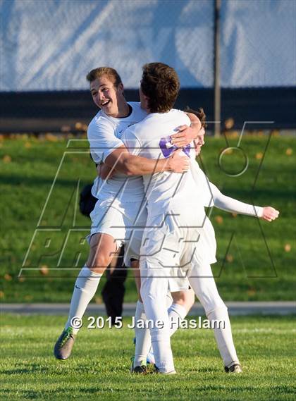 Thumbnail 2 in Ithaca vs. Ballston Spa (NYSPHSAA Class AA Semifinal) photogallery.
