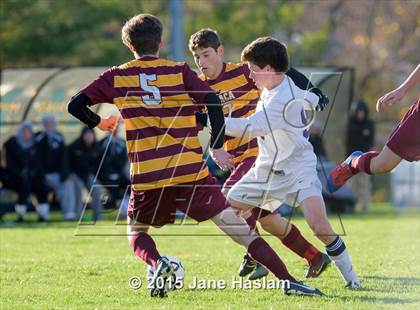 Thumbnail 1 in Ithaca vs. Ballston Spa (NYSPHSAA Class AA Semifinal) photogallery.
