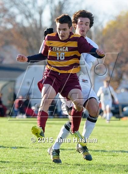 Thumbnail 1 in Ithaca vs. Ballston Spa (NYSPHSAA Class AA Semifinal) photogallery.