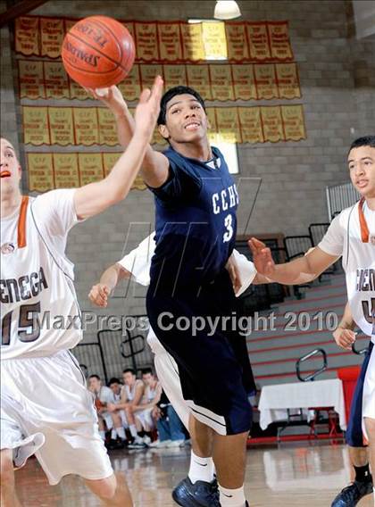 Thumbnail 2 in Cienega vs. Community Charter (MaxPreps Holiday Classic) photogallery.