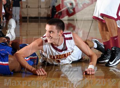 Thumbnail 2 in Cantwell-Sacred Heart vs. George Washington Prep (Rose City Roundball Classic) photogallery.