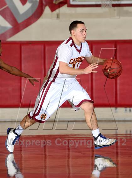 Thumbnail 1 in Cantwell-Sacred Heart vs. George Washington Prep (Rose City Roundball Classic) photogallery.