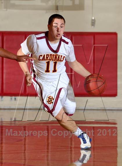 Thumbnail 3 in Cantwell-Sacred Heart vs. George Washington Prep (Rose City Roundball Classic) photogallery.