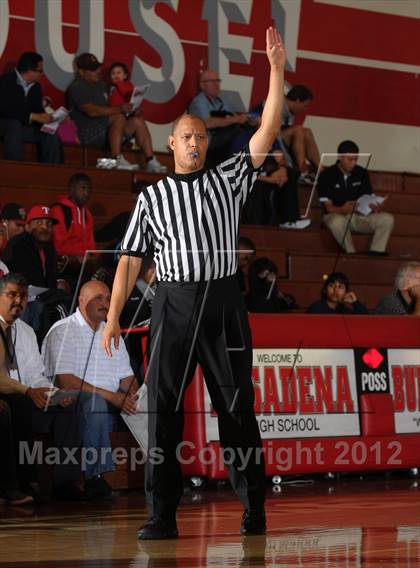 Thumbnail 1 in Cantwell-Sacred Heart vs. George Washington Prep (Rose City Roundball Classic) photogallery.