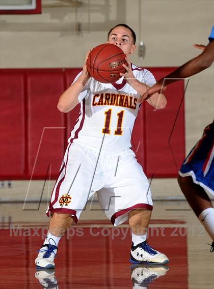 Thumbnail 3 in Cantwell-Sacred Heart vs. George Washington Prep (Rose City Roundball Classic) photogallery.