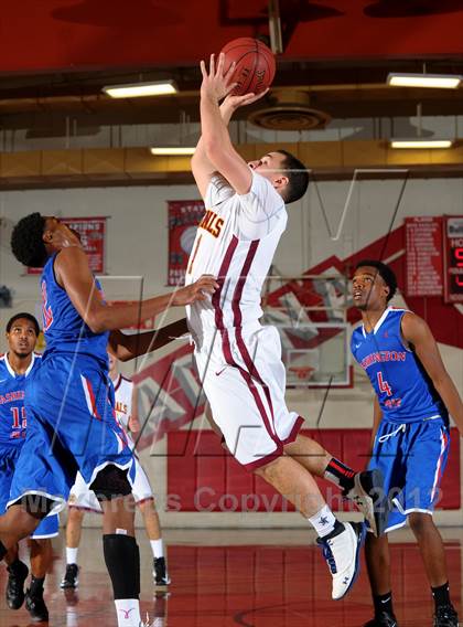 Thumbnail 2 in Cantwell-Sacred Heart vs. George Washington Prep (Rose City Roundball Classic) photogallery.