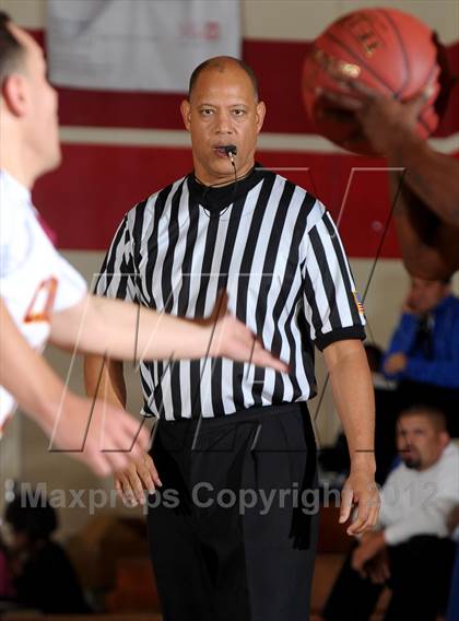 Thumbnail 1 in Cantwell-Sacred Heart vs. George Washington Prep (Rose City Roundball Classic) photogallery.