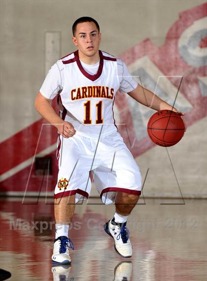 Thumbnail 1 in Cantwell-Sacred Heart vs. George Washington Prep (Rose City Roundball Classic) photogallery.