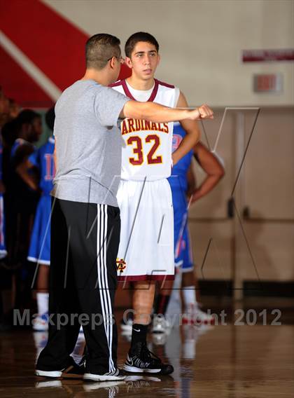 Thumbnail 2 in Cantwell-Sacred Heart vs. George Washington Prep (Rose City Roundball Classic) photogallery.