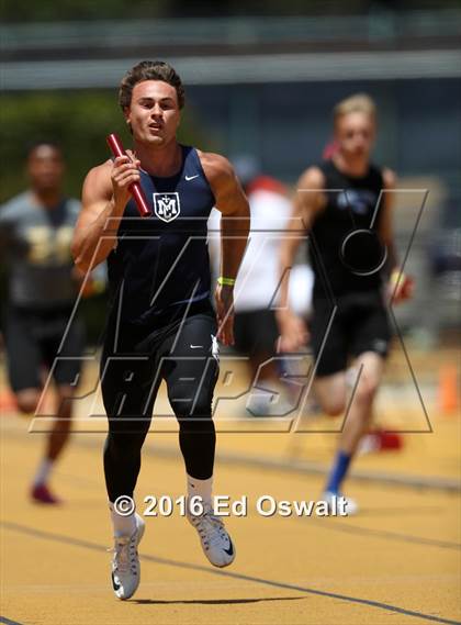 Thumbnail 1 in CIF NCS Masters Track and Field Championships (Boys 4x100 Meter Relay) photogallery.