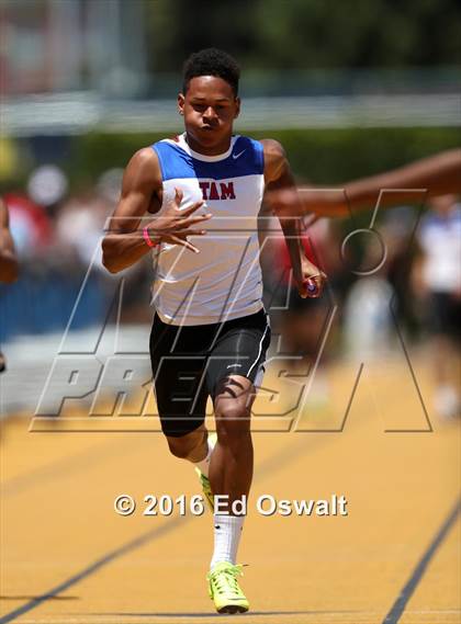 Thumbnail 1 in CIF NCS Masters Track and Field Championships (Boys 4x100 Meter Relay) photogallery.
