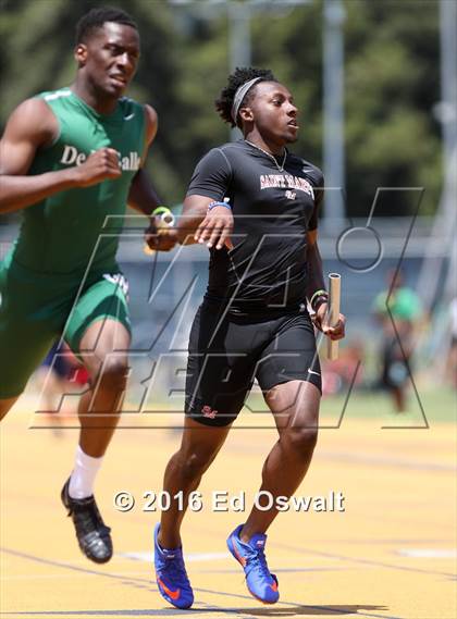 Thumbnail 3 in CIF NCS Masters Track and Field Championships (Boys 4x100 Meter Relay) photogallery.