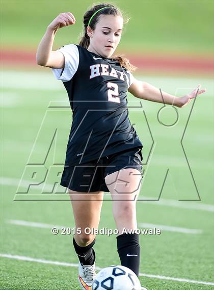 Thumbnail 2 in Rockwall Heath vs Centennial (UIL 5A Region II Area Playoff) photogallery.