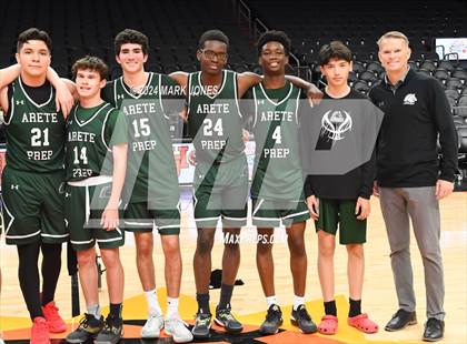 Thumbnail 1 in Arete Prep vs. Benjamin Franklin (Hoopin' It Up At The Arena) photogallery.