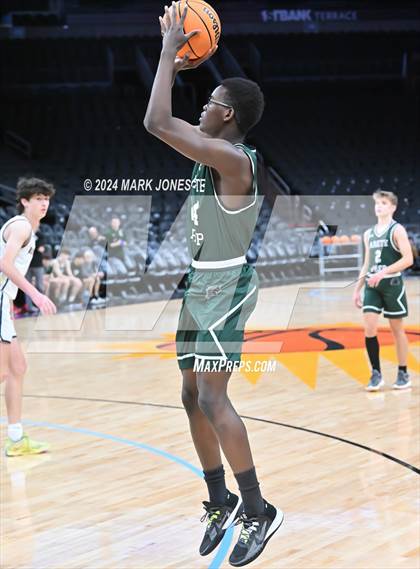 Thumbnail 1 in Arete Prep vs. Benjamin Franklin (Hoopin' It Up At The Arena) photogallery.