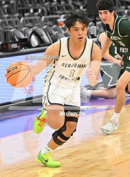 Thumbnail 1 in Arete Prep vs. Benjamin Franklin (Hoopin' It Up At The Arena) photogallery.