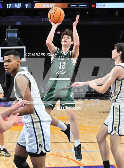 Thumbnail 1 in Arete Prep vs. Benjamin Franklin (Hoopin' It Up At The Arena) photogallery.