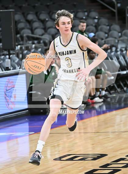 Thumbnail 2 in Arete Prep vs. Benjamin Franklin (Hoopin' It Up At The Arena) photogallery.
