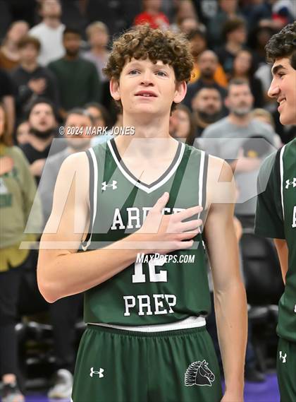 Thumbnail 1 in Arete Prep vs. Benjamin Franklin (Hoopin' It Up At The Arena) photogallery.