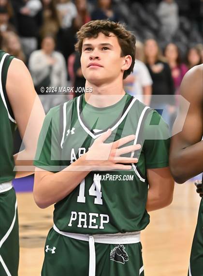 Thumbnail 2 in Arete Prep vs. Benjamin Franklin (Hoopin' It Up At The Arena) photogallery.