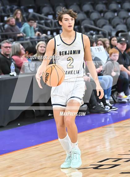 Thumbnail 3 in Arete Prep vs. Benjamin Franklin (Hoopin' It Up At The Arena) photogallery.