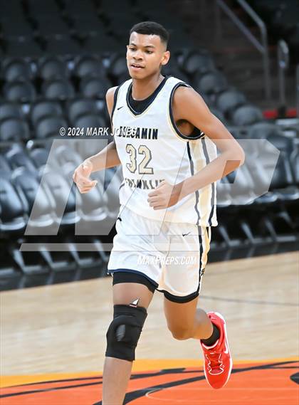Thumbnail 1 in Arete Prep vs. Benjamin Franklin (Hoopin' It Up At The Arena) photogallery.
