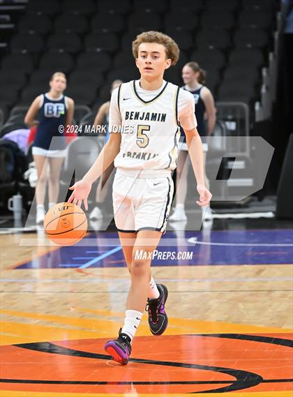 Thumbnail 2 in Arete Prep vs. Benjamin Franklin (Hoopin' It Up At The Arena) photogallery.