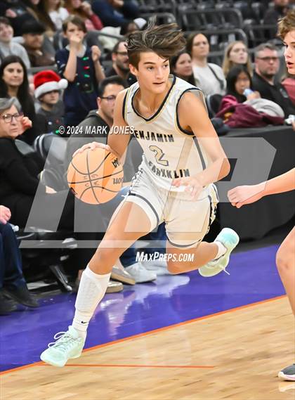 Thumbnail 2 in Arete Prep vs. Benjamin Franklin (Hoopin' It Up At The Arena) photogallery.