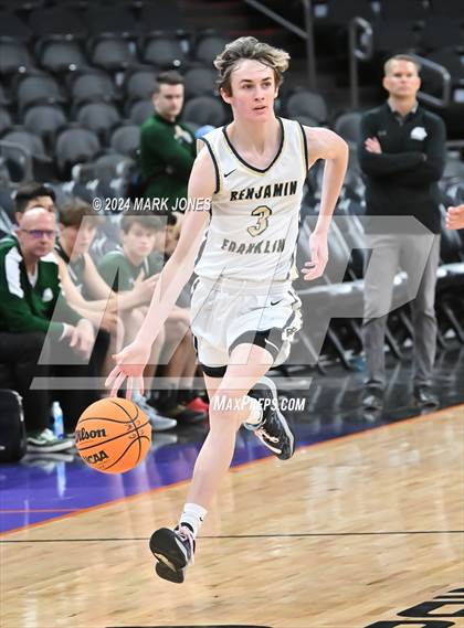 Thumbnail 1 in Arete Prep vs. Benjamin Franklin (Hoopin' It Up At The Arena) photogallery.