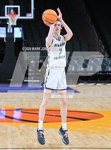 Thumbnail 1 in Arete Prep vs. Benjamin Franklin (Hoopin' It Up At The Arena) photogallery.