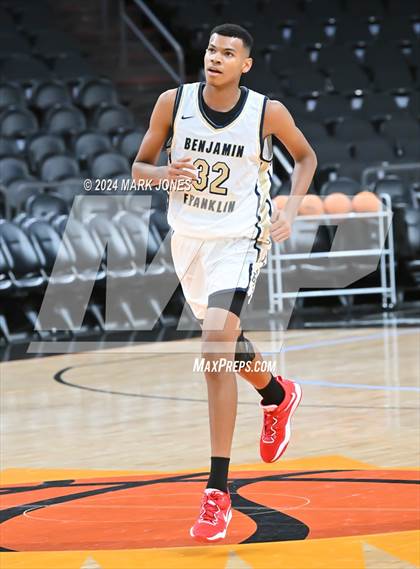 Thumbnail 3 in Arete Prep vs. Benjamin Franklin (Hoopin' It Up At The Arena) photogallery.